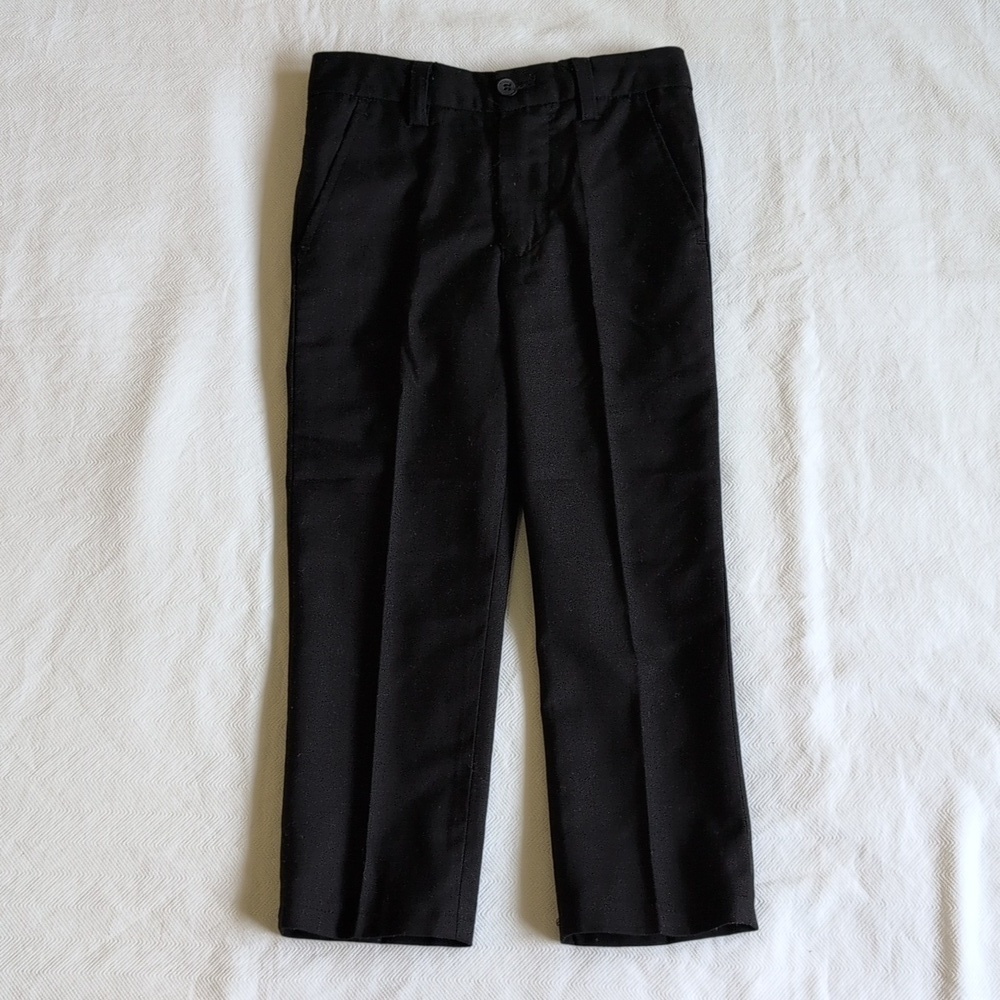 lillie & me formal black suit dress pants viscose blend 3T toddler boys